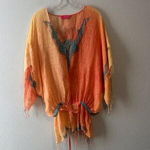 VANITA ROSA tunic top or cover up